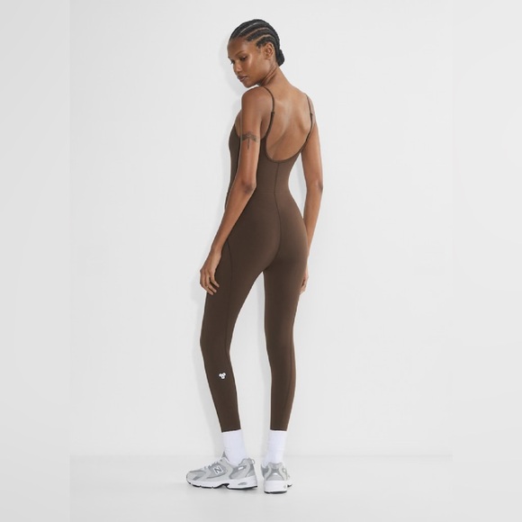 Aritzia Golden Life Divinity Jumpsuit Rich Mocha Brown - Picture 4 of 5